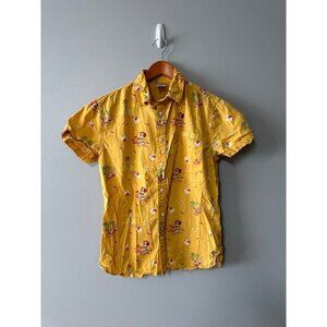 Mens Size S Hang Ten Pin Up Girl Hawaiian Shirt